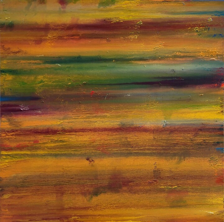 Peinture intitulée "Automne II" par Pascal Buffard, Œuvre d'art originale, Huile Monté sur Châssis en bois