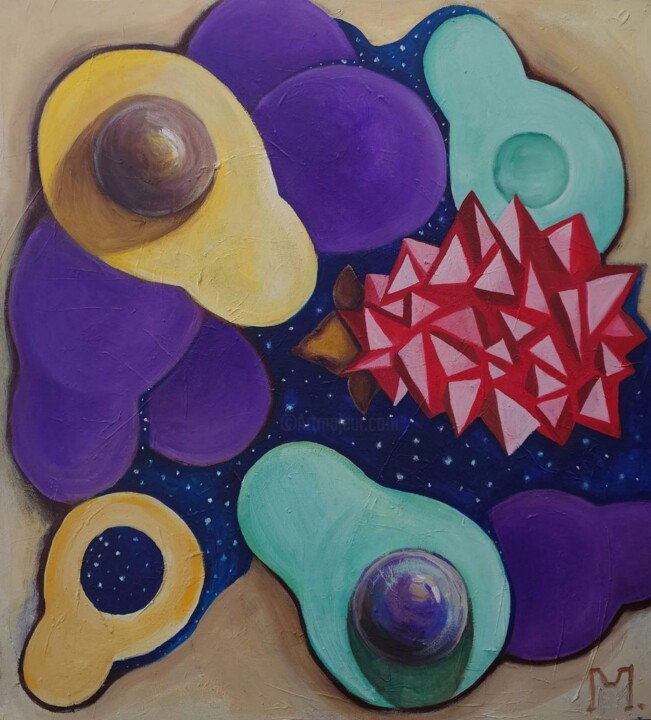 Экзотические сны Pintura, 35,4x35,4 in
