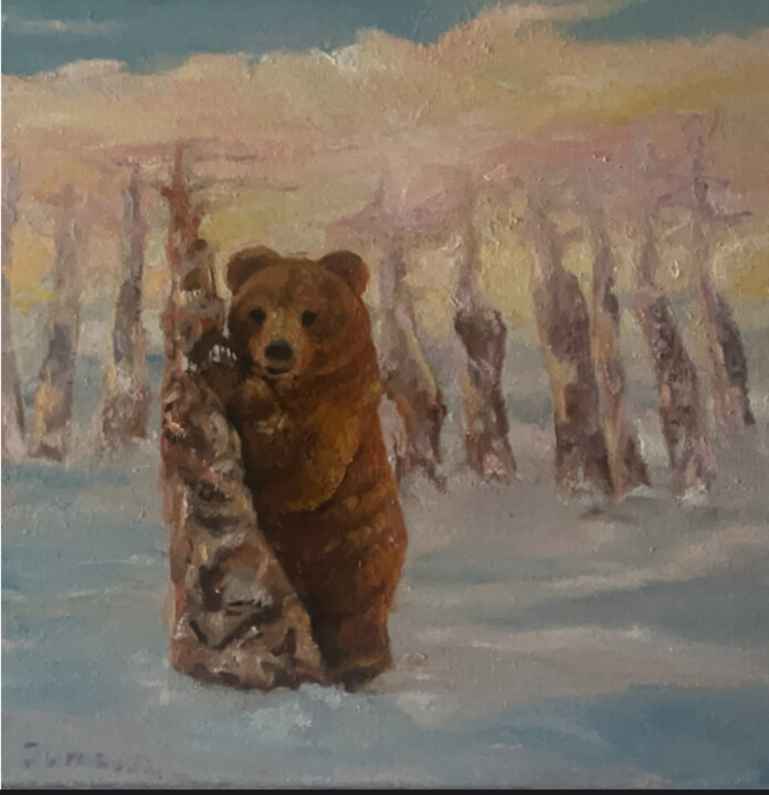Ourson 绘画, 19.7x23.6 in
