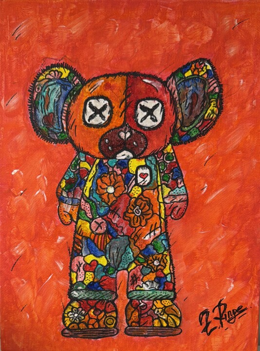 Drawing titled "МЕЧТАТЕЛЬ" by Zarina Ringe, Original Artwork, Acrylic