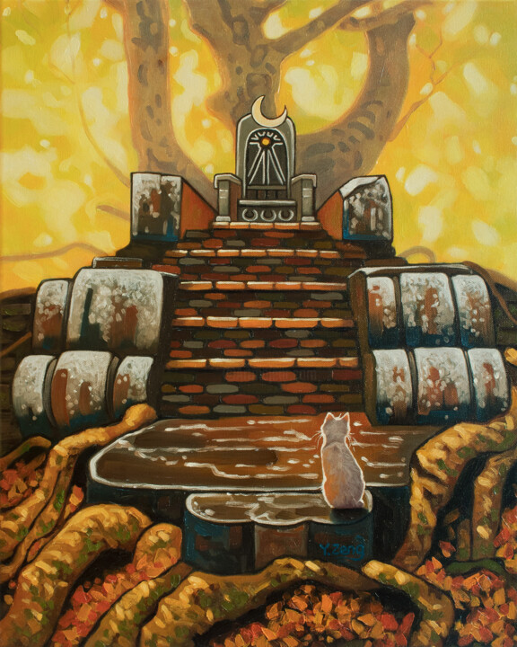 The lost throne 绘画, 20x16 in