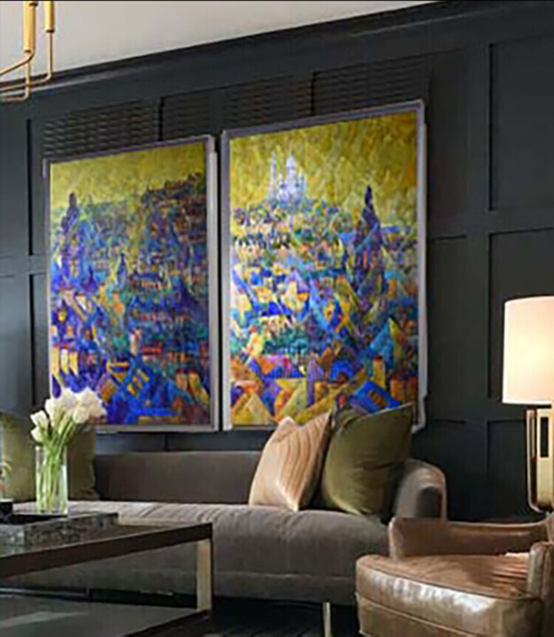 Work presented framed