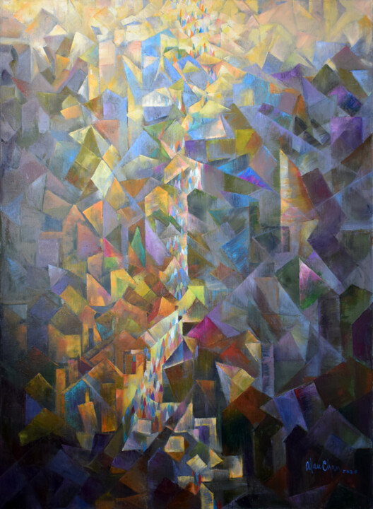 Artwork's surface or texture