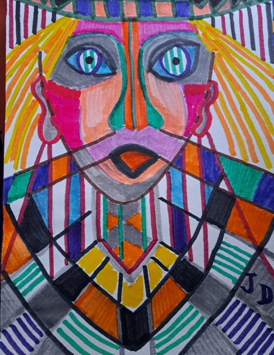 La Beauté du Diable 绘画, 11.4x8.3 in
