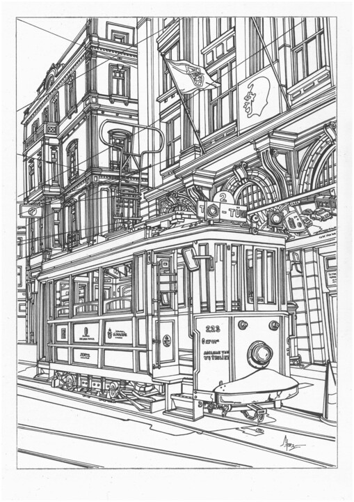 Istanbul 13 Resim, 10,6x7,1 in