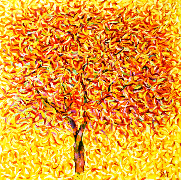 Apple tree II 미술작품, 31.9x31.9 in