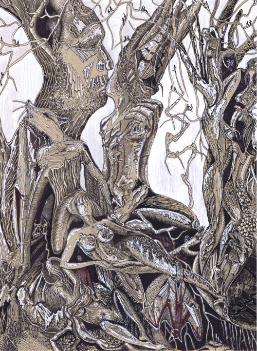 图画,  15.8x11.8 in 