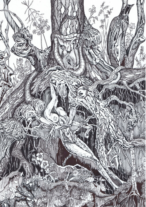 О чем молчат деревья Disegno, 16,5x11,6 in