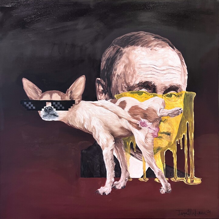 Dictator 绘画, 31.5x31.5 in