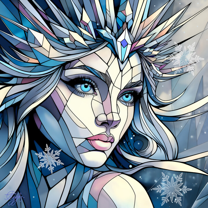 The Snow Queen 数字艺术