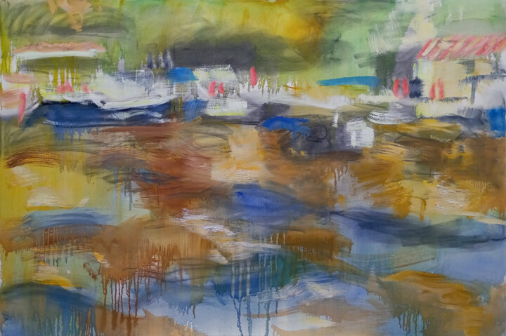 A bay in the sunlight 绘画, 39.4x59.1 in