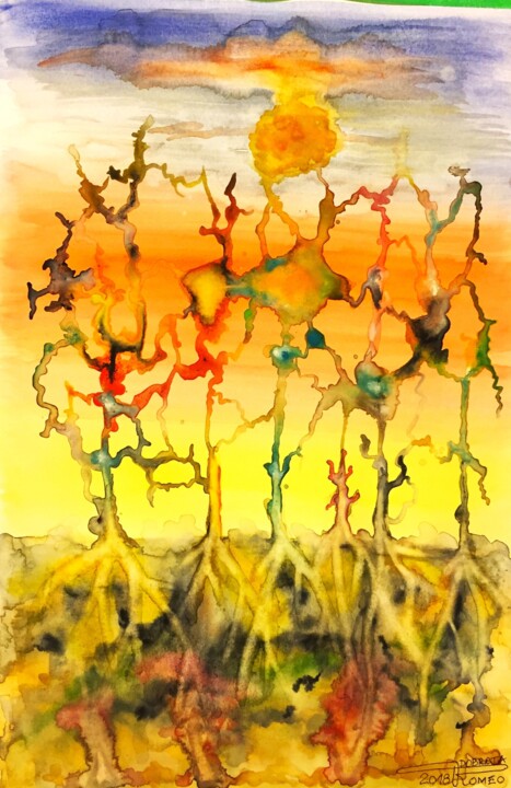 Schilderij,  18,3x12 in 