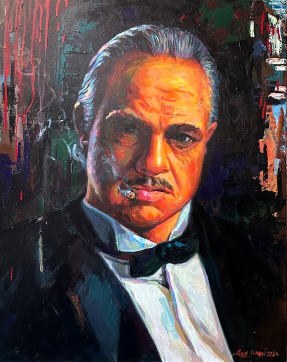 The Godfather 24 绘画, 39.4x31.5 in