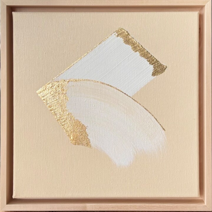Malerei mit dem Titel "ELEGANCE No. 2" von Antje Jahn, Original-Kunstwerk, Acryl Auf Keilrahmen aus Holz montiert