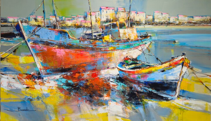 Painting,  27.6x47.2 in 