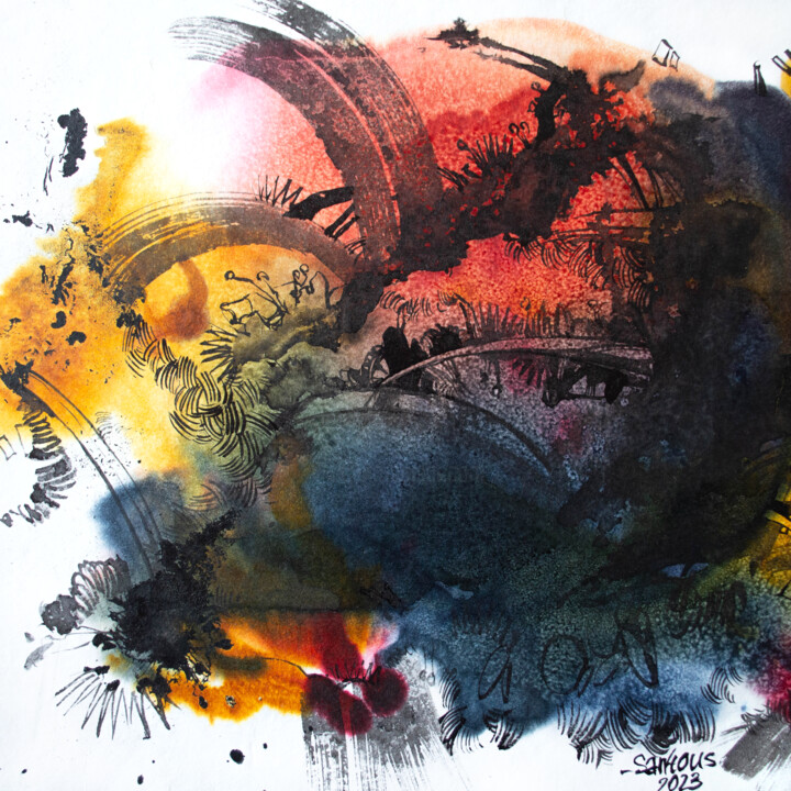 Paradise Schilderij, 10,6x10,6 in