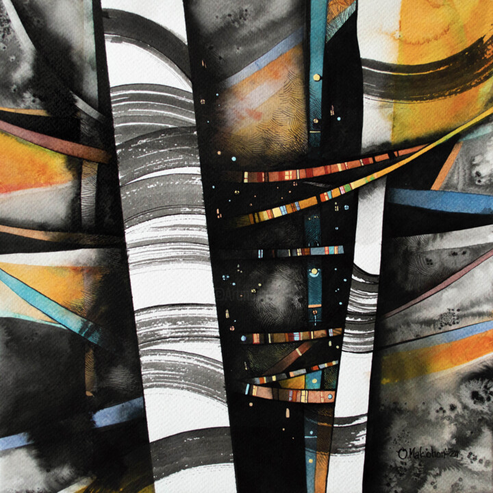 Lights from different realities Tablo, 11,4x11,4 in
