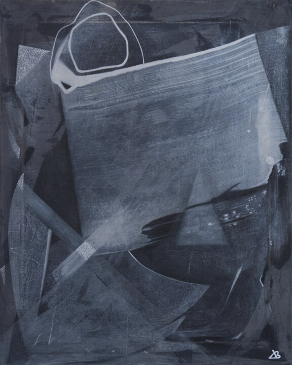 "WAVES OF SILENCE" başlıklı Tablo Xenia Beliayeva tarafından, Orijinal sanat, Akrilik Ahşap Sedye çerçevesi üzerine monte ed…