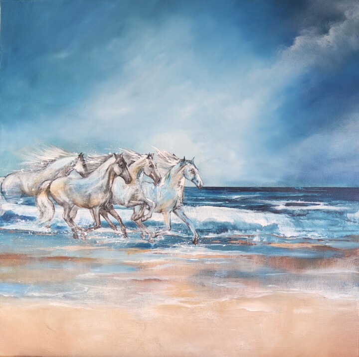 绘画,  27.6x27.6 in 