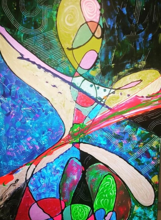 绘画,  45.3x29.5 in 