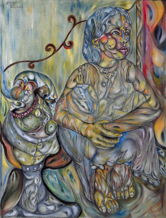 绘画,  40x30.5 in 