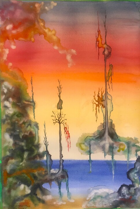 绘画,  22.1x15 in 