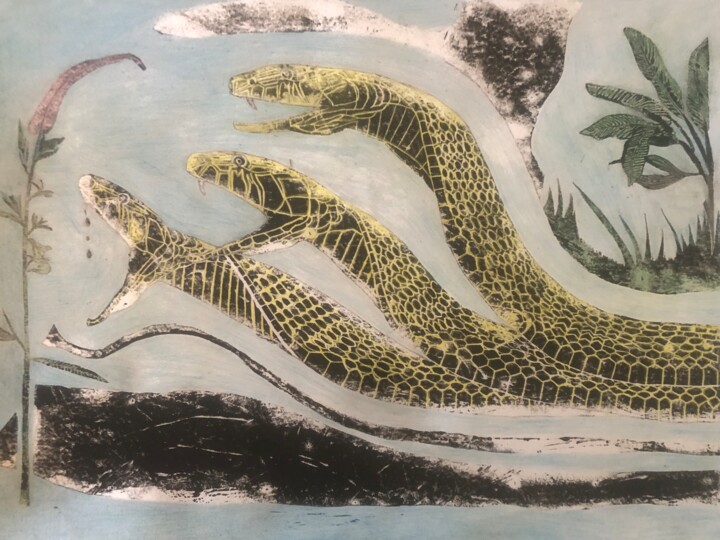 Nagas 印花与版画, 17.7x25.2 in