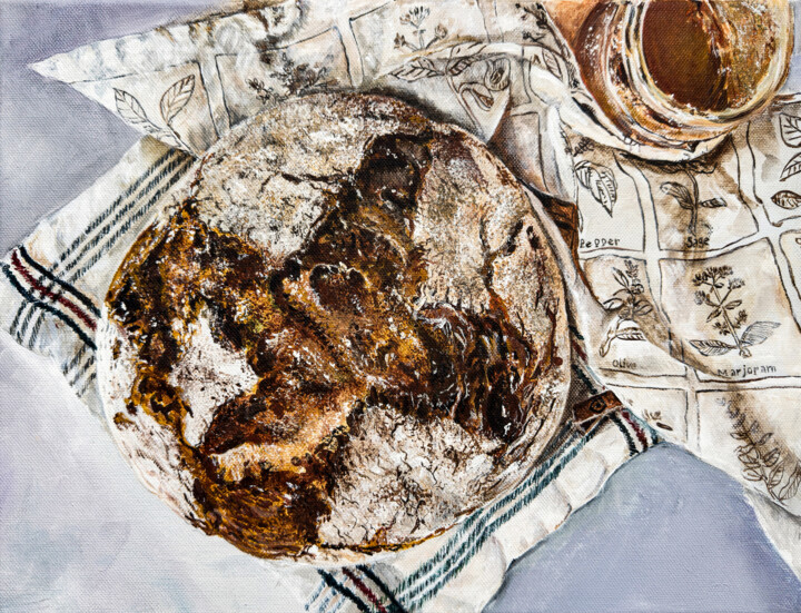 Daily Bread 绘画, 11.8x15.8 in