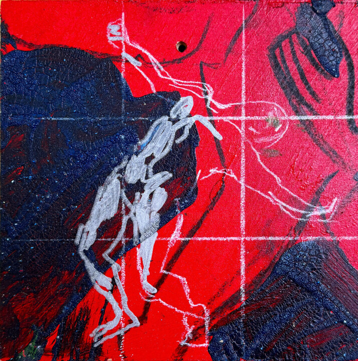 Dancer #24 绘画, 6x6 in