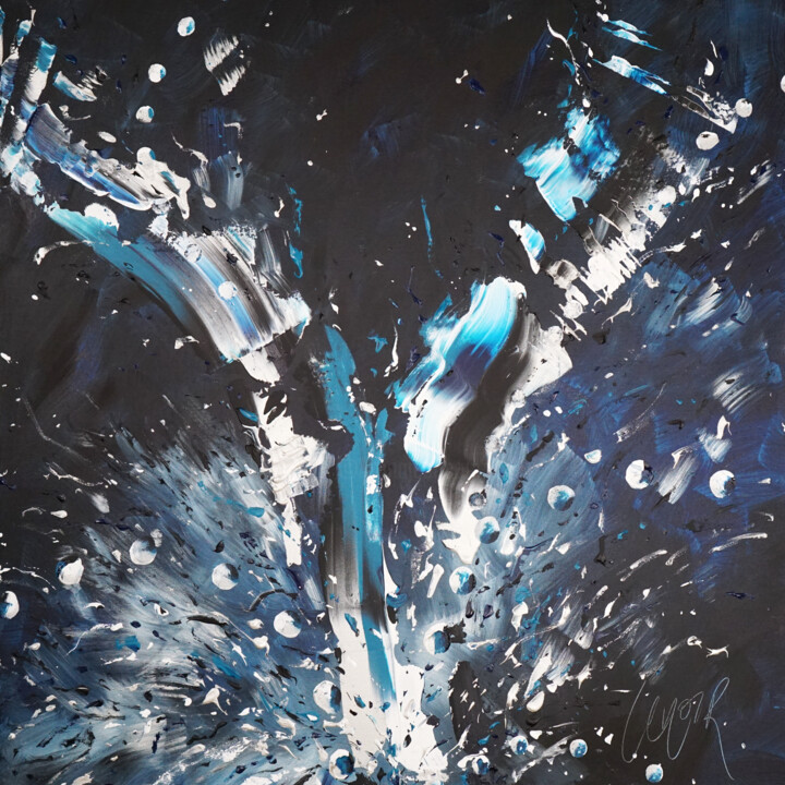Plunge Painting, 39.4x39.4 in