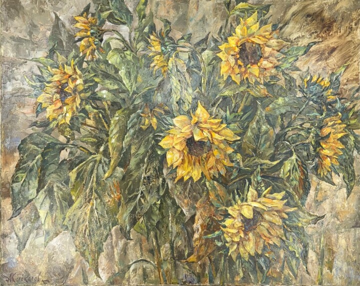 Sunflowers Pittura, 31,5x39,4 in