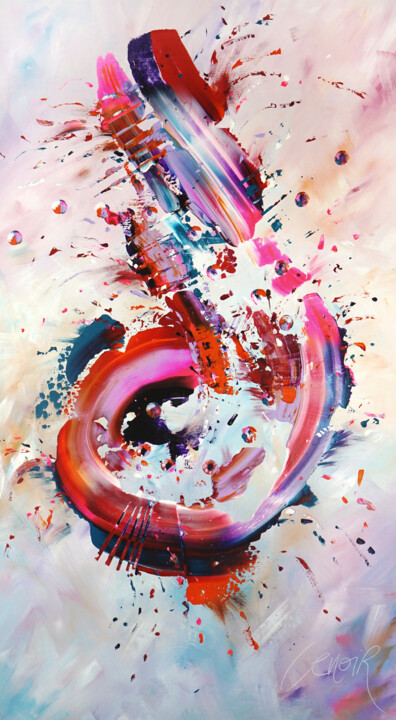 Music in the air 绘画, 61x33.5 in