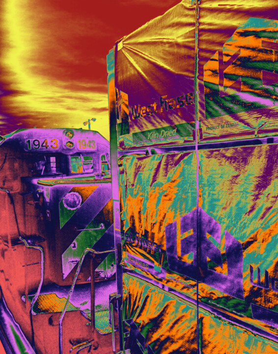 Digital Arts titled "Spectral Express 22" by Ken Grzesik, Original Artwork, Digital Photography