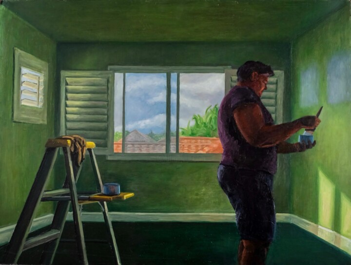 The Blue Room Painting, 18x24 in