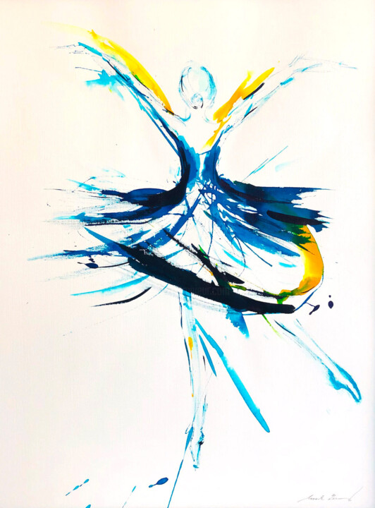 On ne peut pas m'arrêter 绘画, 25.6x19.7 in