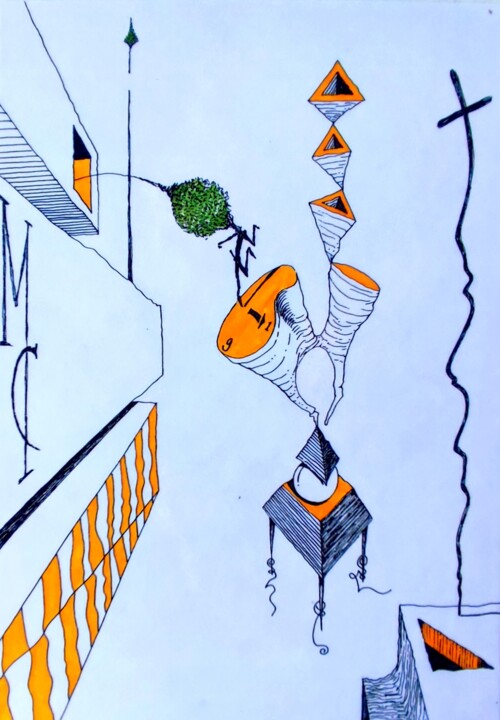 Studies for future surrealistic paintings - 18 Resim