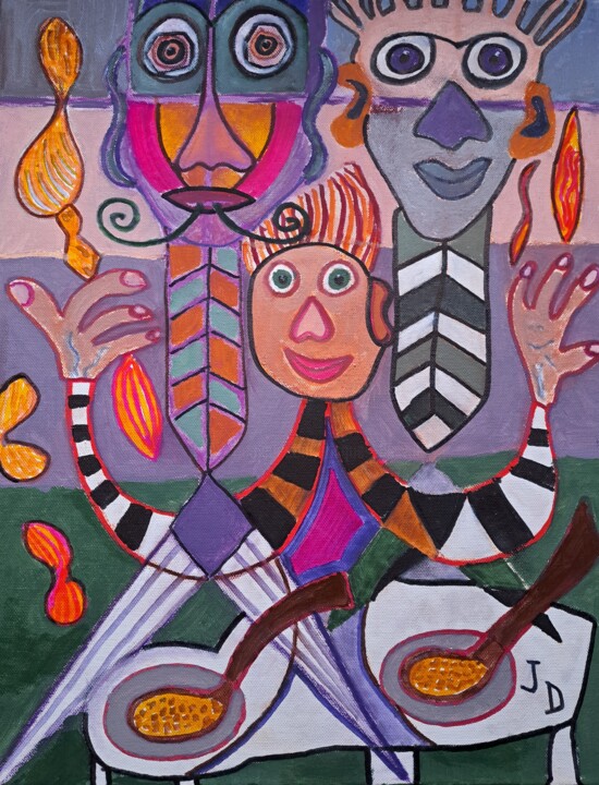 La Chandeleur 绘画, 19.7x15.8 in