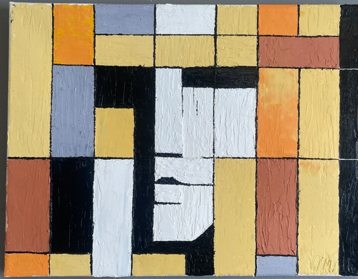 Tristesse refoulée Pittura, 10,5x14 in