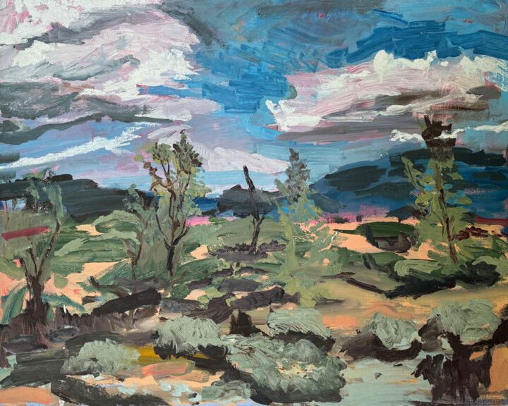 Chaparral #1 绘画, 24x30 in