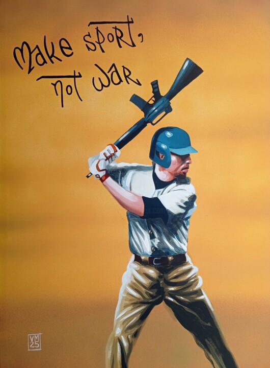 Make Sport, Not War 5 Картина, 31,5x23,6 in