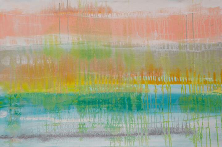 Cascading 2 绘画, 24x36 in