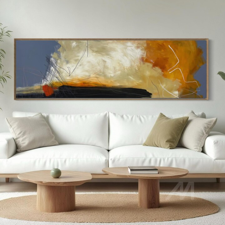 Breathless 绘画, 23.6x78.7 in