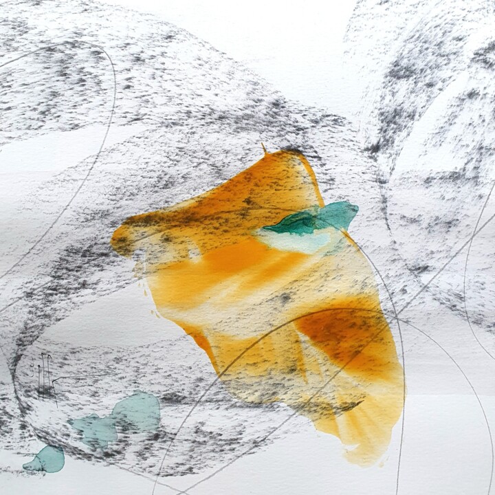 Son regard chant d'oiseau Картина, 7,9x7,9 in