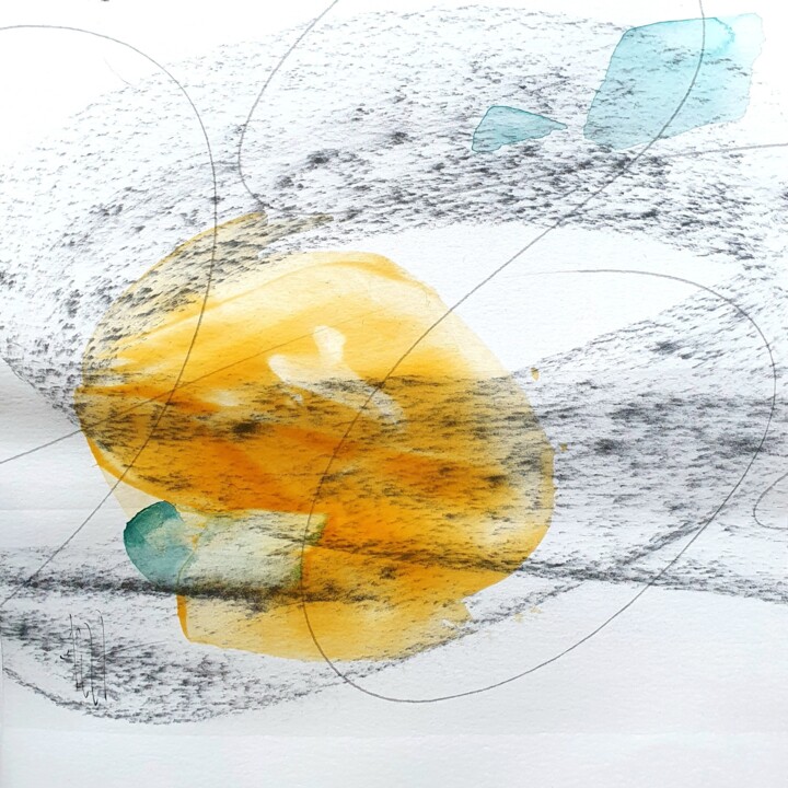 Peinture intitulée "Ses lèvres goût lib…" par Isabelle Mignot, Œuvre d'art originale, Encre