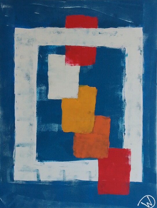 A rectangular composition 绘画, 31.5x23.6 in
