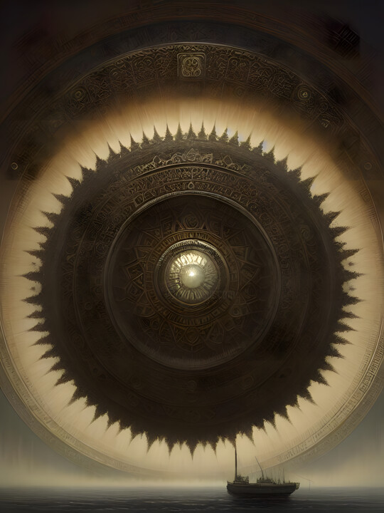 Metal mandala 数字艺术