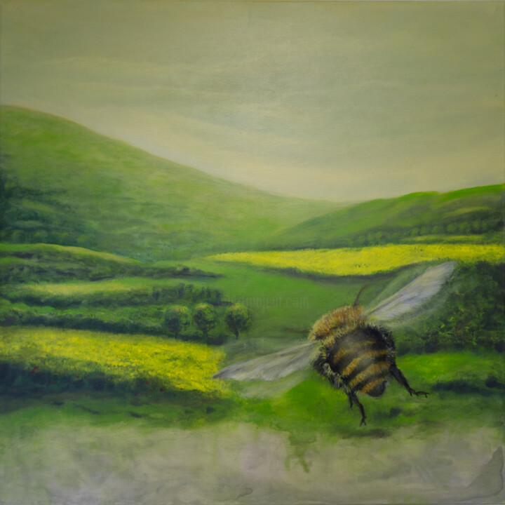 Frühlingsflug Pittura, 31,5x31,5 in