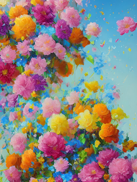 Blossom in heaven 数字艺术