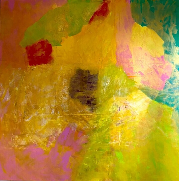 Peinture intitulée "Gold 12" par Briga, Œuvre d'art originale, Acrylique Monté sur Châssis en bois