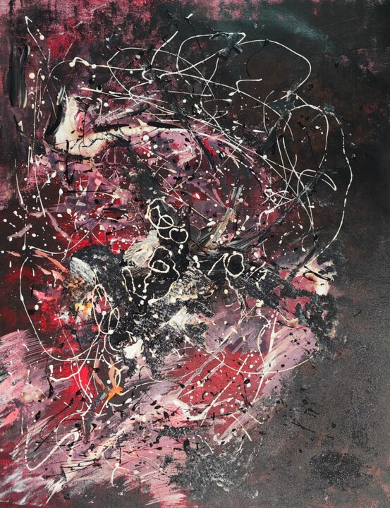 Painting titled "Destiny" by Atignas Art, Original Artwork, Acrylic